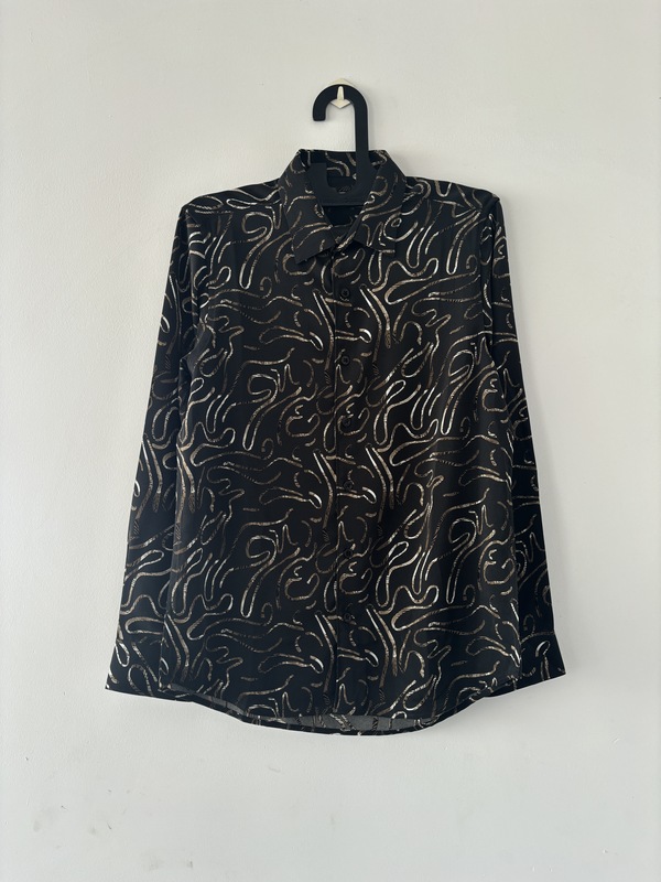 Black viscose shirts Black viscose shirts