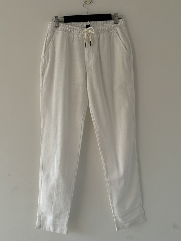 White linen pants White linen pants