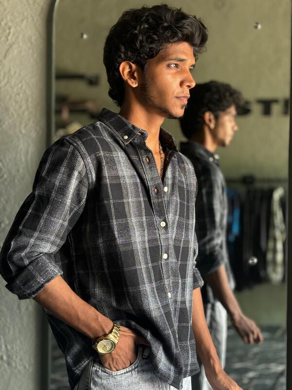Black and gray Flannels Black and gray Flannels