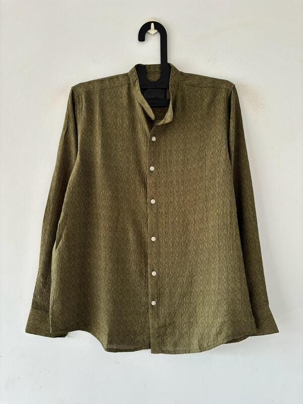 Green mandarin shirts Green mandarin shirts