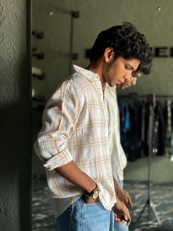 White and beige Flannels shirts White and beige Flannels shirts