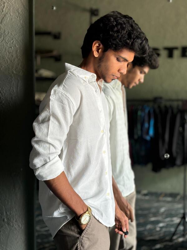 White jacquard shirt White jacquard shirt