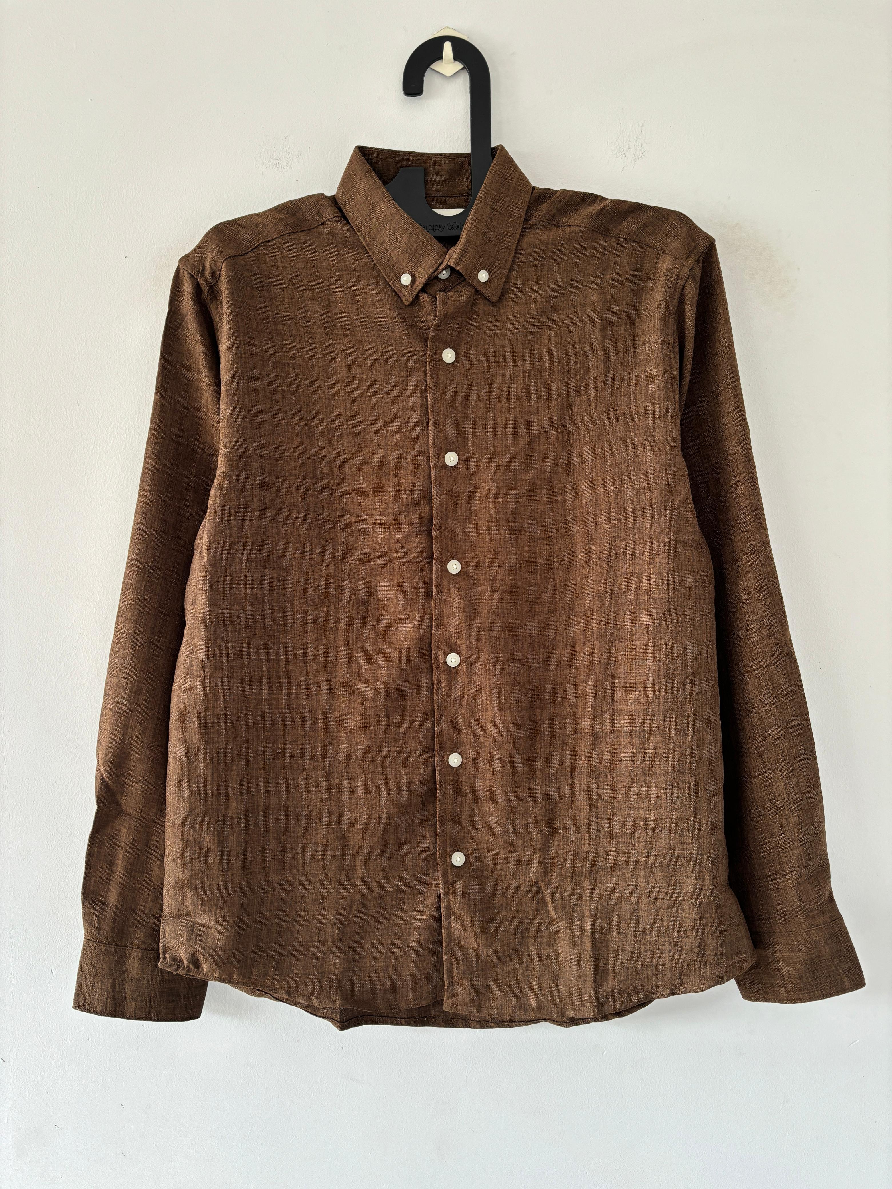 Brown jacquard shirt Brown jacquard shirt