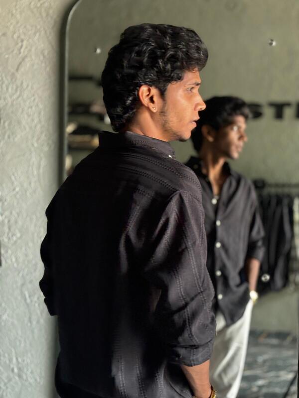 Black Textured Shirt Black Textured Shirt