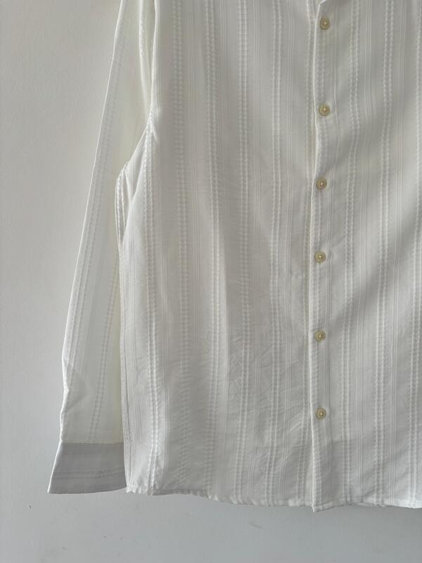 White Textured Shirt White Textured Shirt