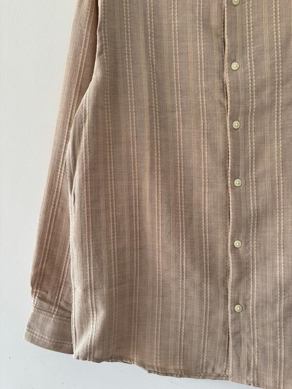 Beige Textured Shirt Beige Textured Shirt